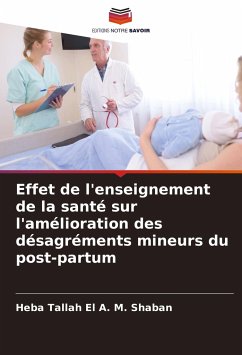 Effet de l'enseignement de la santé sur l'amélioration des désagréments mineurs du post-partum - El A. M. Shaban, Heba Tallah