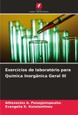 Exercícios de laboratório para Química Inorgânica Geral III