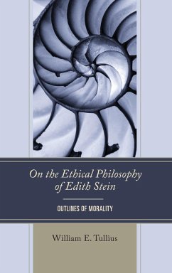 Cover On the Ethical Philosophy of Edith Stein