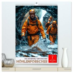 Höhlenforscher - die Unterwelt erforschen (hochwertiger Premium Wandkalender 2025 DIN A2 hoch), Kunstdruck in Hochglanz - Calvendo;Roder, Peter