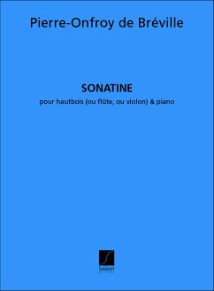 Sonatine mi bemol majeur pour pour hautbois (flűte, violon) et piano