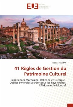 Cover 41 Règles de Gestion du Patrimoine Culturel