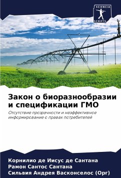 Zakon o bioraznoobrazii i specifikacii GMO - de Santana, Kornilio de Iisus;Santana, Ramon Santos;Vaskonselos (Org), Sil'wiq Andreq