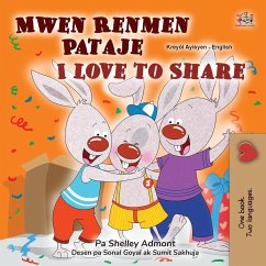 I Love to Share (Haitian Creole English Bilingual Book for Kids)