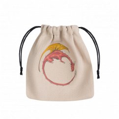 Dragon Beige & multicolor Dice Bag