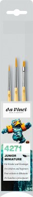 Cover da Vinci Pinselset JUNIOR Miniaturen, 3er Set