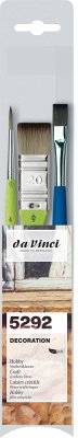 da Vinci Pinselset HOME DECO Hobby & Craft, 3er Set