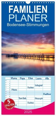 Familienplaner 2025 - Bodensee-Stimmungen mit 5 Spalten (Wandkalender, 21 x 45 cm) CALVENDO