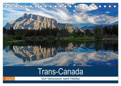 Trans-Canada: Von Vancouver nach Halifax (Tischkalender 2025 DIN A5 quer), CALVENDO Monatskalender