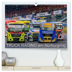 Truck Racing am Nürburgring (hochwertiger Premium Wandkalender 2025 DIN A2 quer), Kunstdruck in Hochglanz