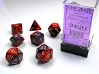 GeminiŽ Polyhedral Purple-Red/gold 7-Die Set