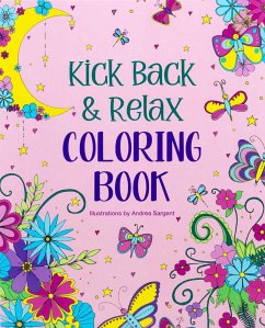 Cover Kick Back & Relax Coloring Book