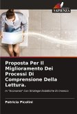 Proposta Per Il Miglioramento Dei Processi Di Comprensione Della Lettura.