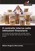 Il controllo interno nelle istituzioni finanziarie
