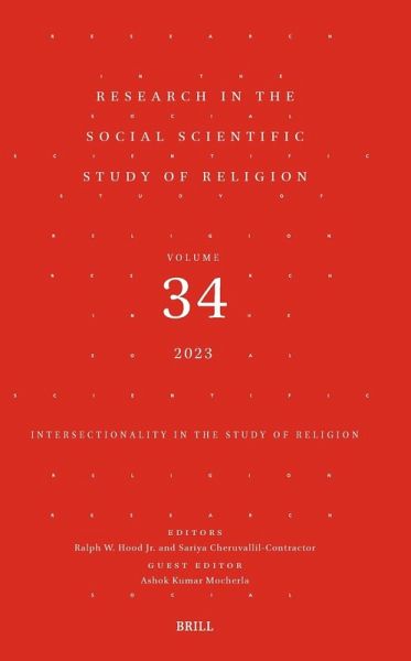 Research in the Social Scientific Study of Religion, Volume 34 Research in the Social Scientific Study of Religion, Volume 34
