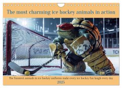 The most charming ice hockey animals in action (Wall Calendar 2025 DIN A4 landscape), CALVENDO 12 Month Wall Calendar - Ruebsamen, Peter