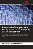 Removal of copper ions using baru bark and pulp as an adsorbent