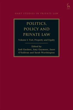 Cover Politics, Policy and Private Law