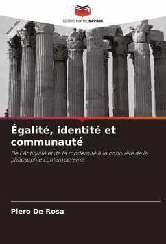 Égalité, identité et communauté - De Rosa, Piero