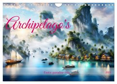 Archipelago's Exotic paradise trip (Wall Calendar 2025 DIN A4 landscape), CALVENDO 12 Month Wall Calendar - Djeric, Dusanka