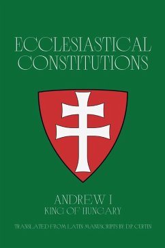 Cover Ecclesiastical Constitutions