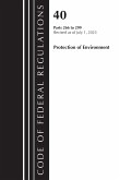 Code of Federal Regulations, Title 40 Protection of the Environment 266-299, Revised as of July 1, 2023