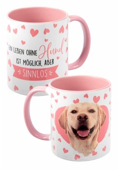 mug - DOG-Sinnlos - inner pink