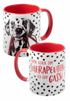 mug - DOG -Gassi - inner red