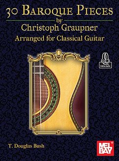 Cover 30 Baroque Pieces by Christoph Graupner Arranged for Classical Guitar