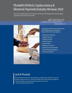 Cover Plunkett's FinTech, Cryptocurrency & Electronic Payments Industry Almanac 2024