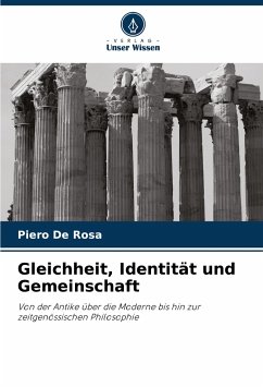 Gleichheit, Identität und Gemeinschaft - De Rosa, Piero