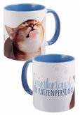 mug - Katze- Trinknapf-inner blue