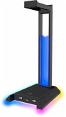 SPEEDLINK EXCELLO NX RGB Headset Stand, USB 2.0 Hub, black