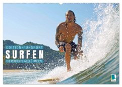 Surfen: Die perfekte Welle finden - Edition Funsport (Wandkalender 2025 DIN A2 quer), CALVENDO Monatskalender - Calvendo, Calvendo