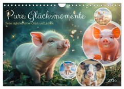 Pure Glücksmomente (Wandkalender 2025 DIN A4 quer), CALVENDO Monatskalender