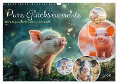Pure Glücksmomente (Wandkalender 2025 DIN A3 quer), CALVENDO Monatskalender