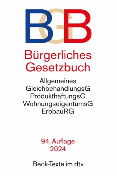 Bürgerliches Gesetzbuch Bürgerliches Gesetzbuch