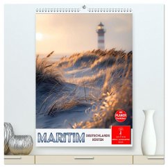Maritim, Deutschlands Küsten (hochwertiger Premium Wandkalender 2025 DIN A2 hoch), Kunstdruck in Hochglanz - Calvendo;Roder, Peter