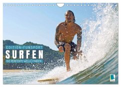 Surfen: Die perfekte Welle finden - Edition Funsport (Wandkalender 2025 DIN A4 quer), CALVENDO Monatskalender - Calvendo, Calvendo