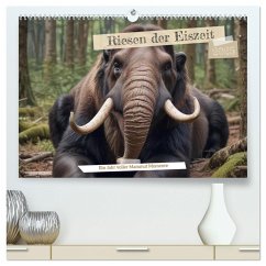 Riesen der Eiszeit ¿ Ein Jahr voller Mammut Momente (hochwertiger Premium Wandkalender 2025 DIN A2 quer), Kunstdruck in Hochglanz