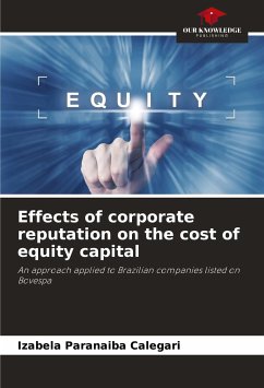 Effects of corporate reputation on the cost of equity capital - Calegari, Izabela Paranaiba