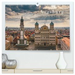 Augsburg - Stadt und Land (hochwertiger Premium Wandkalender 2025 DIN A2 quer), Kunstdruck in Hochglanz - Calvendo;Rosyk, Patrick