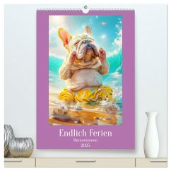 Endlich Ferien - Humorszenen (hochwertiger Premium Wandkalender 2025 DIN A2 hoch), Kunstdruck in Hochglanz - Brunner-Klaus, Liselotte
