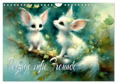 Pelzige süße Freunde (Wandkalender 2025 DIN A4 quer), CALVENDO Monatskalender - Calvendo;Djeric, Dusanka