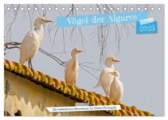 Vögel der Algarve (Tischkalender 2025 DIN A5 quer), CALVENDO Monatskalender