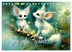 Pelzige süße Freunde (Tischkalender 2025 DIN A5 quer), CALVENDO Monatskalender