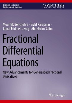 Fractional Differential Equations - Benchohra, Mouffak;Karapinar, Erdal;Lazreg, Jamal Eddine