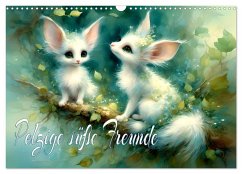 Pelzige süße Freunde (Wandkalender 2025 DIN A3 quer), CALVENDO Monatskalender - Calvendo;Djeric, Dusanka