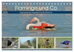 Flamingo und Co - Faszinierende Vogelwelt Südfrankreichs (Tischkalender 2025 DIN A5 quer), CALVENDO Monatskalender