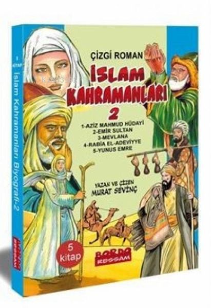 Islam Kahramanlari 2 Cizgi Roman, 5 Kitap Takim Set